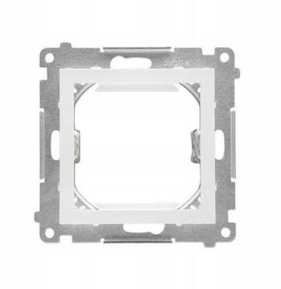 Adapter elektrik Simon 55, për aksesorë 45x45 mm, mat, i bardhë