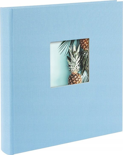 Album fotosh Goldbuch Bella Vista 27729, 30x30cm, kapak me pëlhurë, blu e çelët