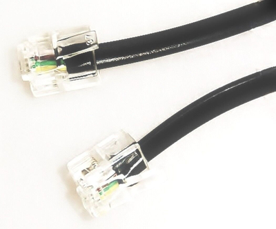 Телефонски кабел Value TC 70083, RJ11 6p4c, 1.5m, црн