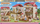 Lodër shtëpi Sylvanian Families Red Roof Country Home, papafingo sekrete, me drita funksionale, e kuqe dru