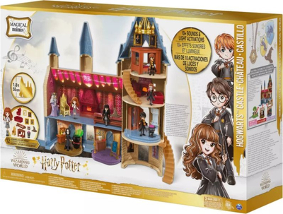 Set loje Wizarding World – Kështjella e Hogwarts, 55 cm, me drita e zëra, shumëngjyrësh