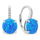 Set bizhuteri për femra Brilio Silver SET250WB, vathë + stoli për qafore, i argjendtë