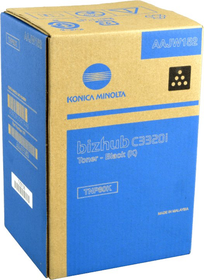 Toneri Konica Minolta AAJW152 TNP-80K, 13000 faqe, i zi, për Bizhub C3320i