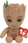 Lodër pelushi Marvel Groot Beanie, 6\", kafe