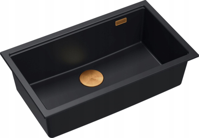 Lavaman kuzhine Quadron GraniteQ LOGAN 110, 76x44x23.5 cm, 1 tas, i zi me bakër