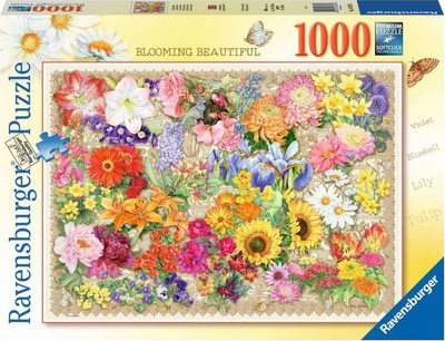 Puzzle Ravensburger Blooming Beautiful, 1000 copa, 2D, shumëngjyrësh