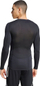 Bluzë termike adidas Techfit JP2944, për burra, me mëngë t'gjata, e zezë