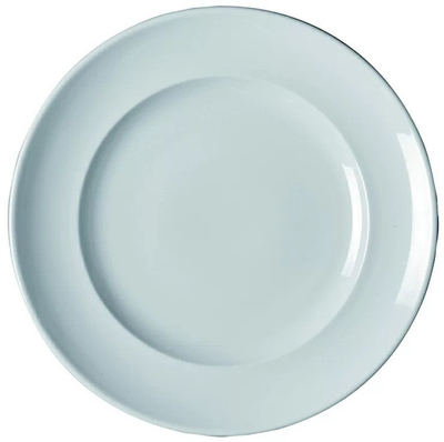 Pjatë e sheshtë RAK Porcelain Classic Gourmet CLFP24, 24 cm, porcelan, ngjyrë fildishi