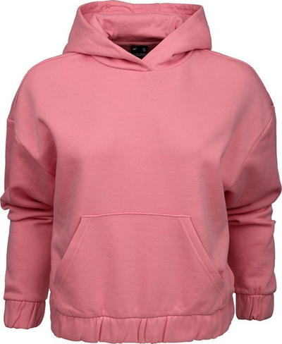 Bluza me kapuç 4F W 4FSS23TSWSF255, pambuk, oversize, rozë