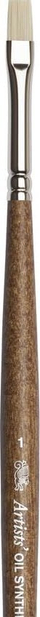 Furçë pikture Winsor and Newton Artists Oil Synthetic Hog Brush Bright, madhësia 1, për bojë vaji