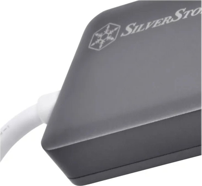 Adapter USB C Silverstone SST EP14C, USB 3.1 Gen1 në HDMI, 3x USB A 3.1 Gen1, gri