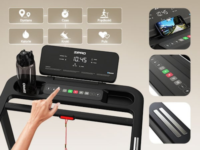 Tapis elektrike Zipro Forma Lite, lidhje Bluetooth, e zezë