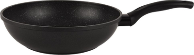 Tigan WOK Grande, 30 cm, alumini, jo ngjitës, i zi