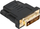 Adapter HDMI në DVI Full HD, konektor video, ngjyrë e zezë