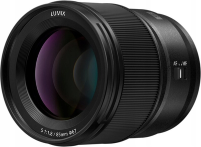 Objektiv Panasonic Lumix S 85mm f/1.8, prime për L Mount, ngjyrë e zezë