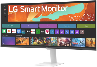 Monitor LG 34U601SA W, 34", WQHD 3440x1440, i bardhë