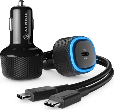 Karikues makine Alogic Rapid, USB C, 60W Power Delivery, i zi