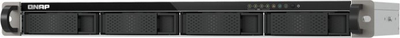 NAS rack QNAP TS-433eU, 1U, 4GB RAM, 0TB, i bardhë