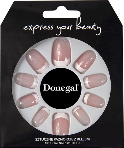 Thonj fallco Donegal Express Your Beauty, me ngjitës, 24 copë, french rozë