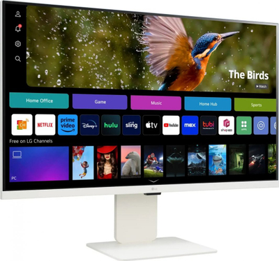 Monitor LG 32SR83U-W, 32", IPS, 4K UHD, i bardhë
