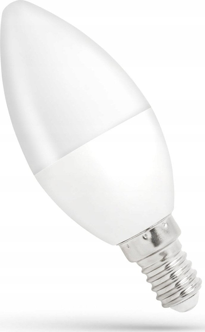 Llambë LED Spectrum E14 C37, 8W 710lm, 4000K, e bardhë neutrale