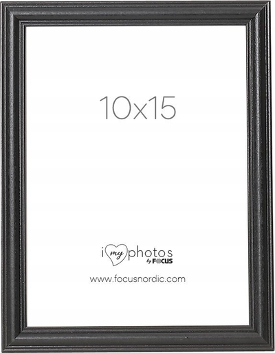 Рамка за фотографии Танго Вуд Стил, 10x15cm, сива дрвена и челична