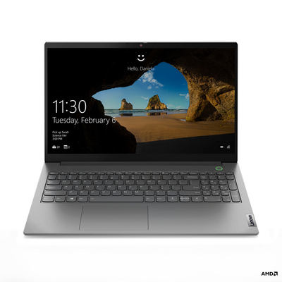 Laptop Lenovo ThinkBook 15.6'', AMD Ryzen 5, 8 GB RAM, 256 GB SSD, AMD Radeon Graphics, i hirtë