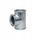 T‑tub reduktues GEBO Platinum 130, F/F/F 1"x1/2"x1", i galvanizuar, ngjyrë argjend