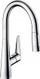 Bateri lavamani kuzhine Hansgrohe M5116 H200 me grykë që tërhiqet, me sBox, krom
