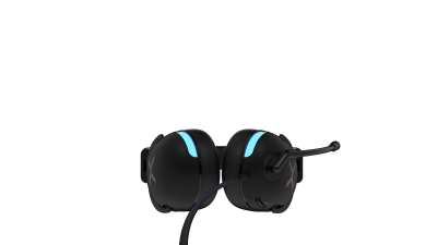 Слушалки Krux KRXC015, жичени, за компјутер и лаптоп, црни