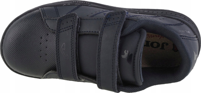 Atlete lëkure për çuna Joma Play Jr 2103, mbyllje me shirit ngjitës, shollë gome, blu navy