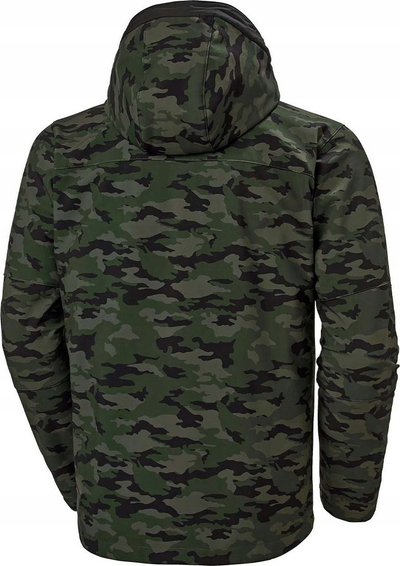 Јакна softshell Helly Hansen Kensington, со капаче, S, камуфлажна