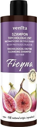 Shampo flokësh Venita Trichological Ficin, për flokë me yndyrë, 300ml