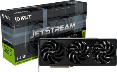 Графичка картичка PALiT GeForce RTX 4070 Ti JetStream, 12GB GDDR6X