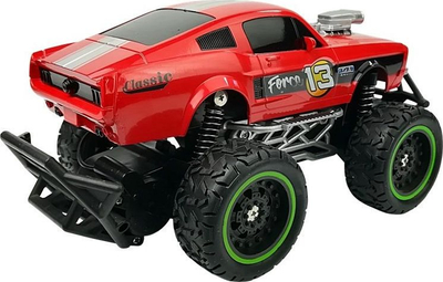 Makina me telekomandë Lean Sport R/C High Wheels, off road, shkallë 1:20, e kuqe