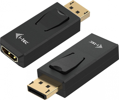 Adaptor DisplayPort në HDMI I-TEC Passive, 4K 30Hz, i zi