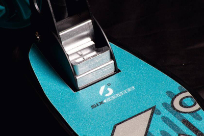 Trotinet Six Degrees alumini 230/215mm, palosës, deri 100 kg, ngjyrë turquoise