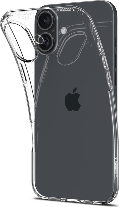 Kapak telefoni Spigen Crystal Flex, për iPhone 16, transparent