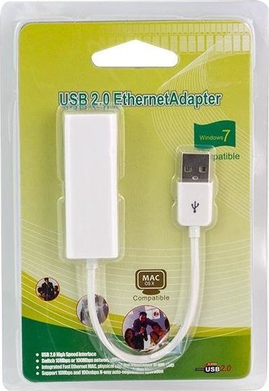 Adapter rrjeti Xline AK218, USB 2.0 në RJ45, 100 Mbps, i bardhë