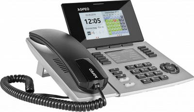 Telefoni sistemor Agfeo ST56 SENSORfon, IP, ekran LCD, argjendtë