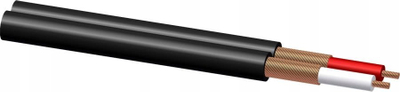 Kabllo sinjali Sommer Cable SIG48, 2 përçues bakri, PVC, e zezë