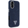 Заштитна маска Guess Denim Triangle Logo, MagSafe, за iPhone 16 6.1", сина