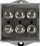 Терминал железнички Morek MAA3095A10, 6 x 6-95mm², 1000V, сив