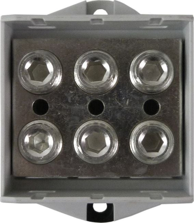 Терминал железнички Morek MAA3095A10, 6 x 6-95mm², 1000V, сив