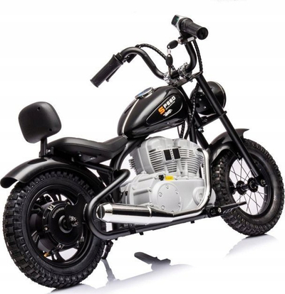 Motor elektrik për fëmijë Chopper Fast Speed A9902, 350W, bateri 36V, i zi