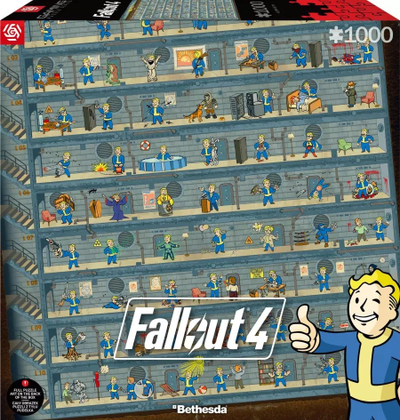 Puzzle Good Loot Gaming Fallout 4 Perk Poster, 1000 pjesë, shumëngjyrësh