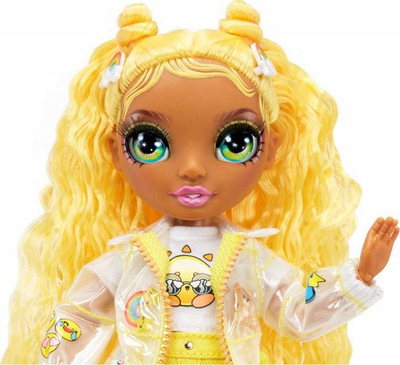 Kukull MGA Rainbow High Junior Fashion Doll - Sunny Madison (579977), e verdhë