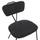 Karrige ngrënieje Dory 48,5×61×76 Hcm (HM9855.04), zezë/ gri