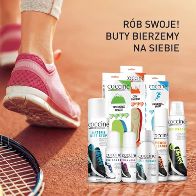 Solucion pastrimi për sholla Coccine White Sole Cleaner, 125 ml, i bardhë