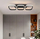 Llambë tavani LED moderne, 33W, 52cm 4500K, e zezë